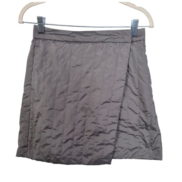 Uniqlo quilted puffer wrap skirt fleece lined size S windproof gorpcore heattech - Picture 1 of 5